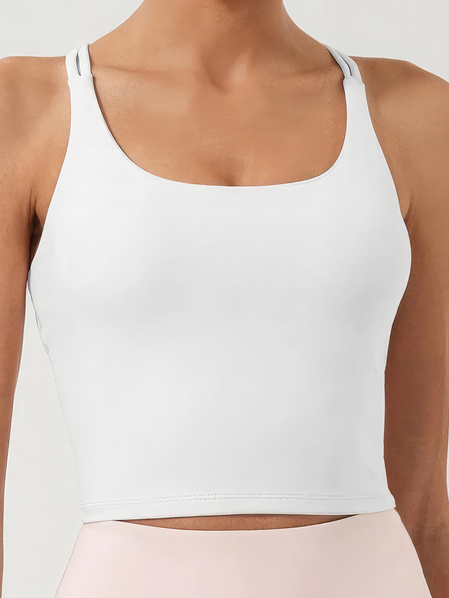 Solid Color Plain Sports Bra