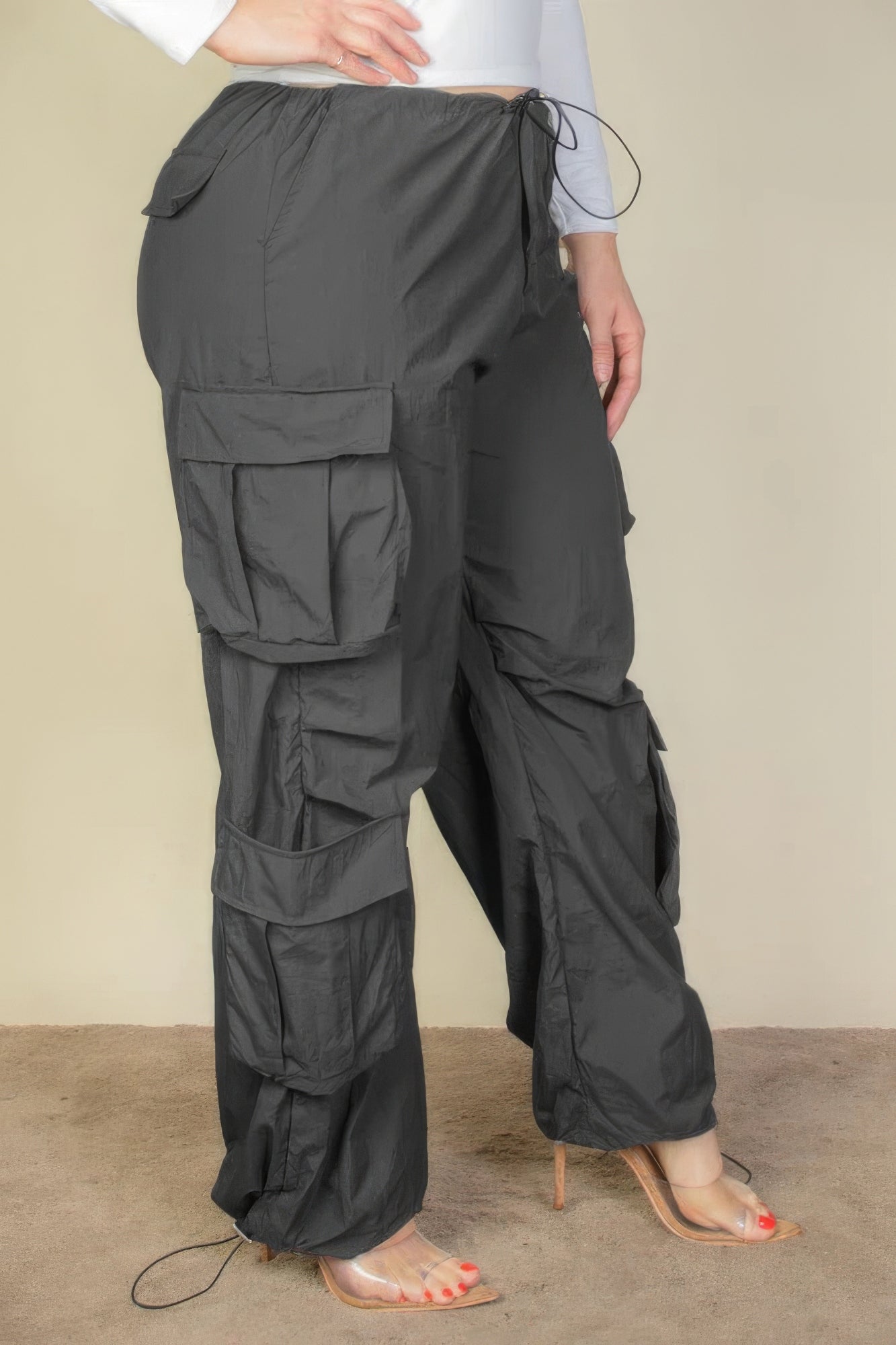 Plus Size Parachute Pants