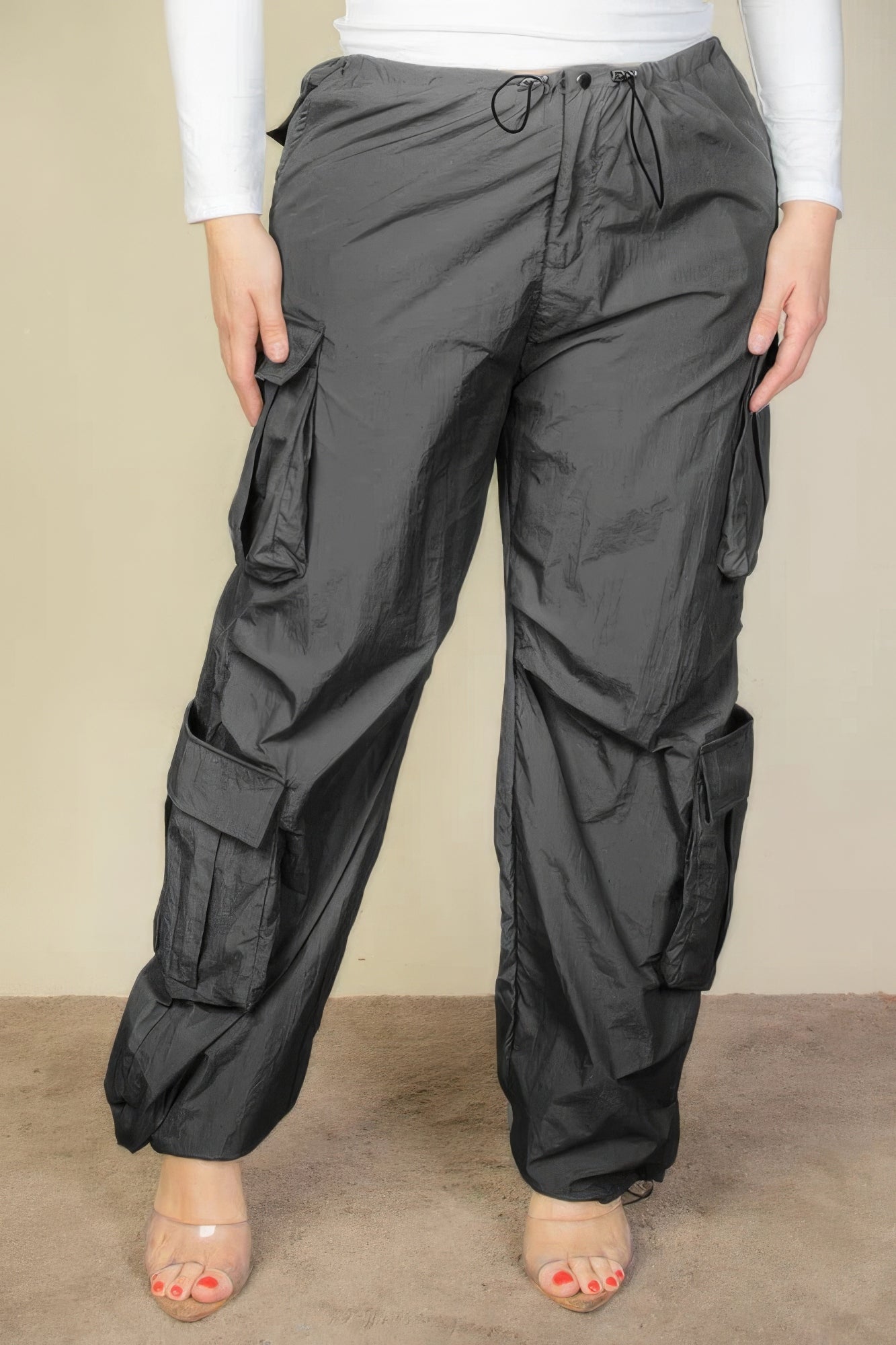 Plus Size Parachute Pants