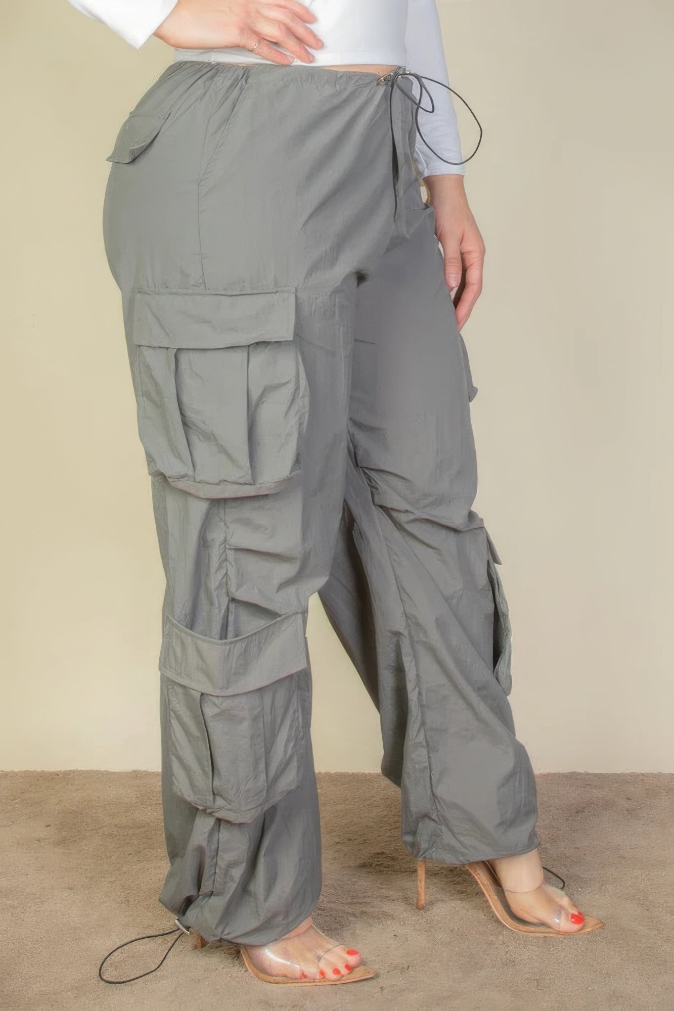 Plus Size Parachute Pants