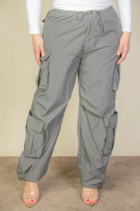 Plus Size Parachute Pants