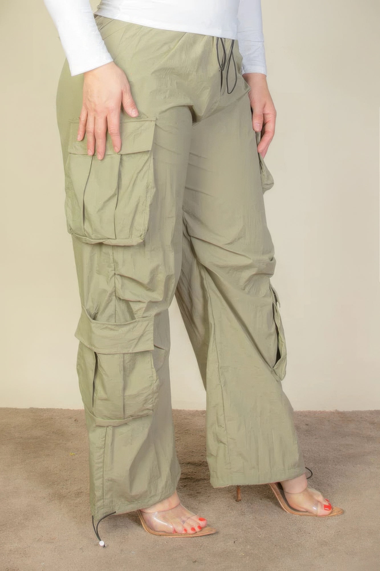 Plus Size Parachute Pants