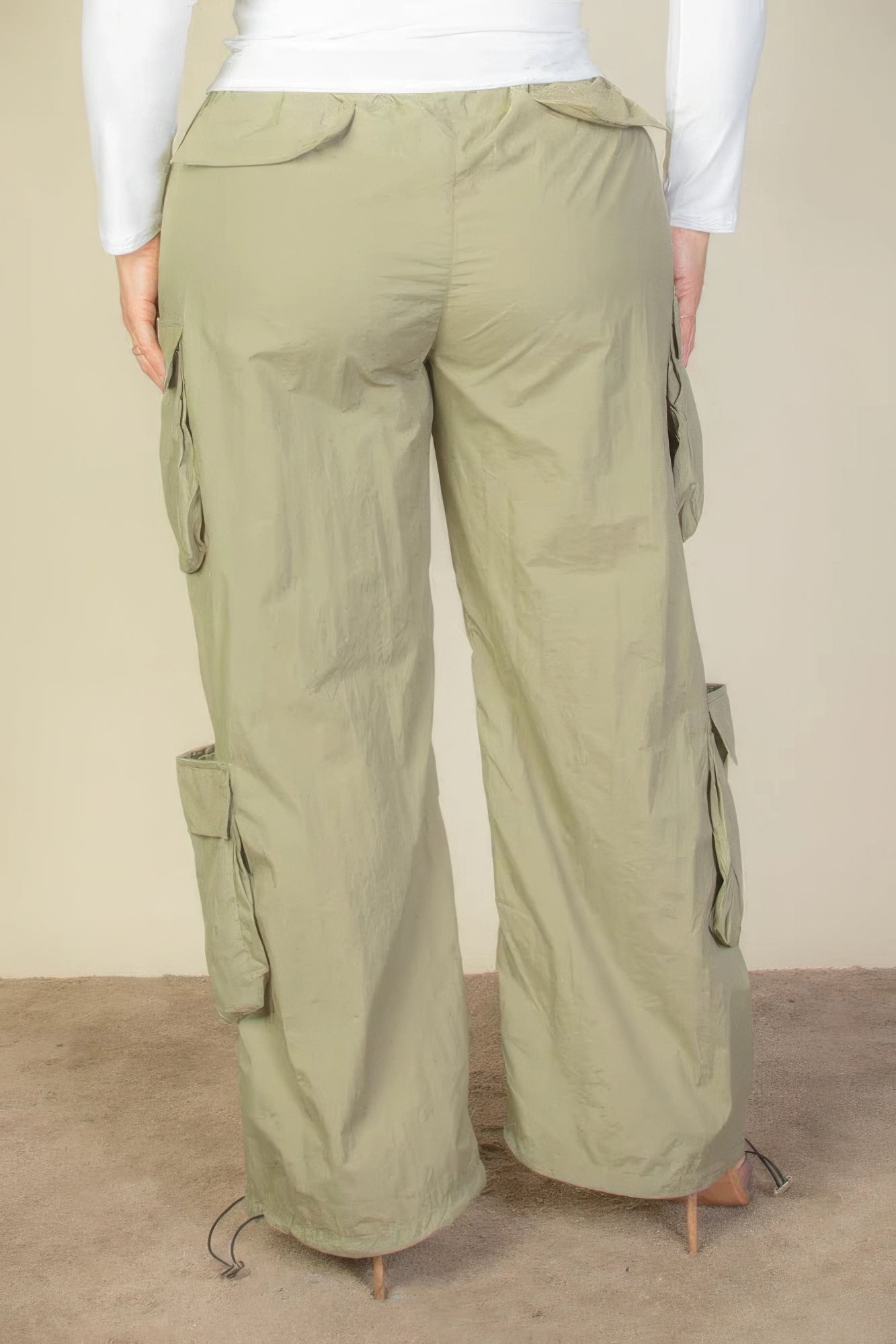 Plus Size Parachute Pants