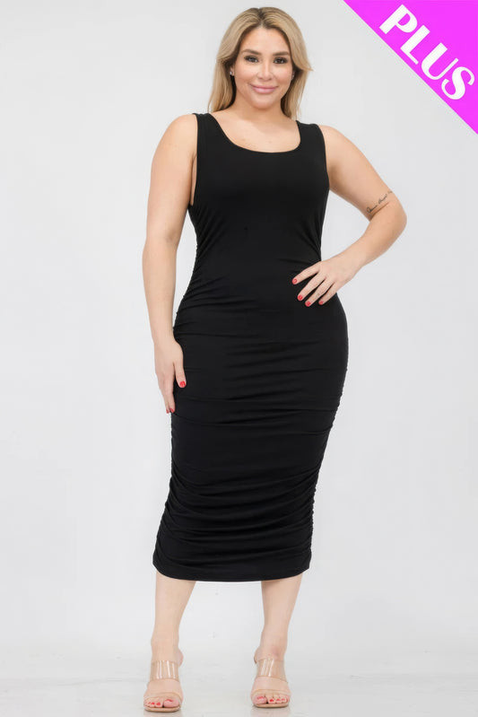 Plus Size Bodycon Midi Dress