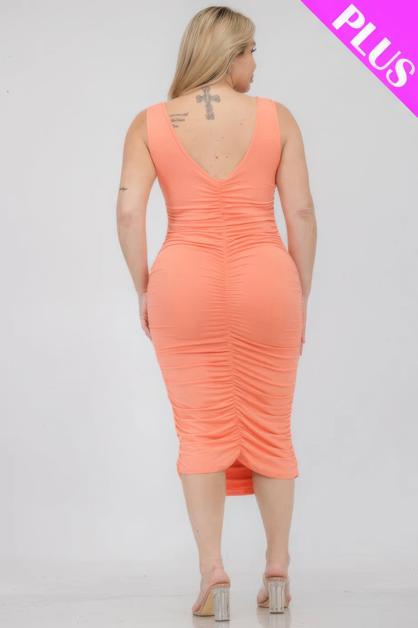 Plus Size Bodycon Midi Dress