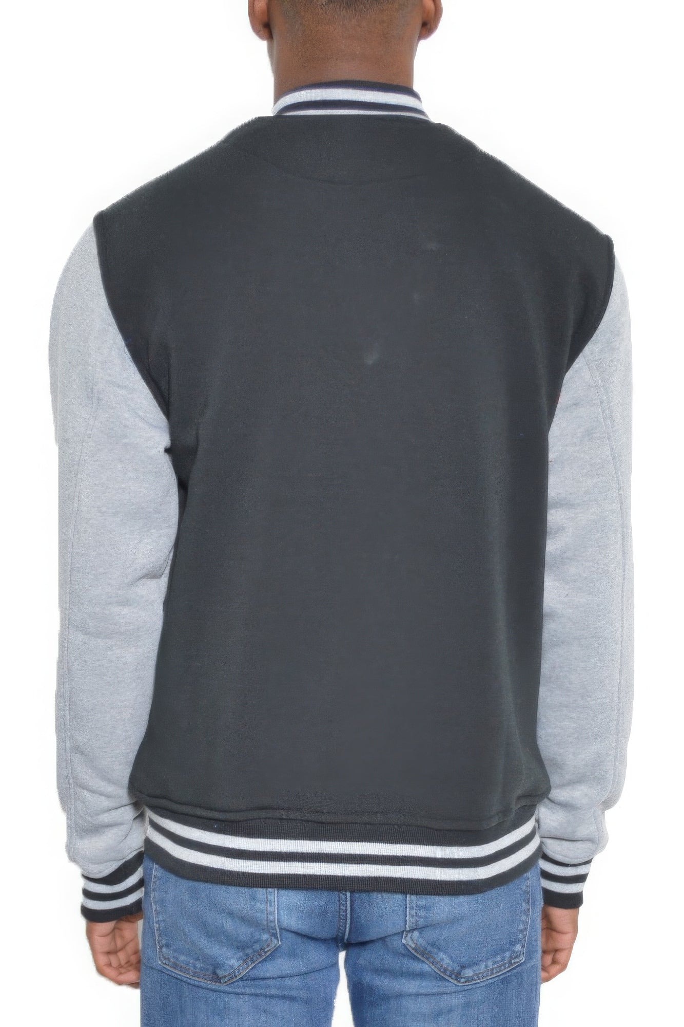 Men's Fleece Varsity Jacket Up to 3X