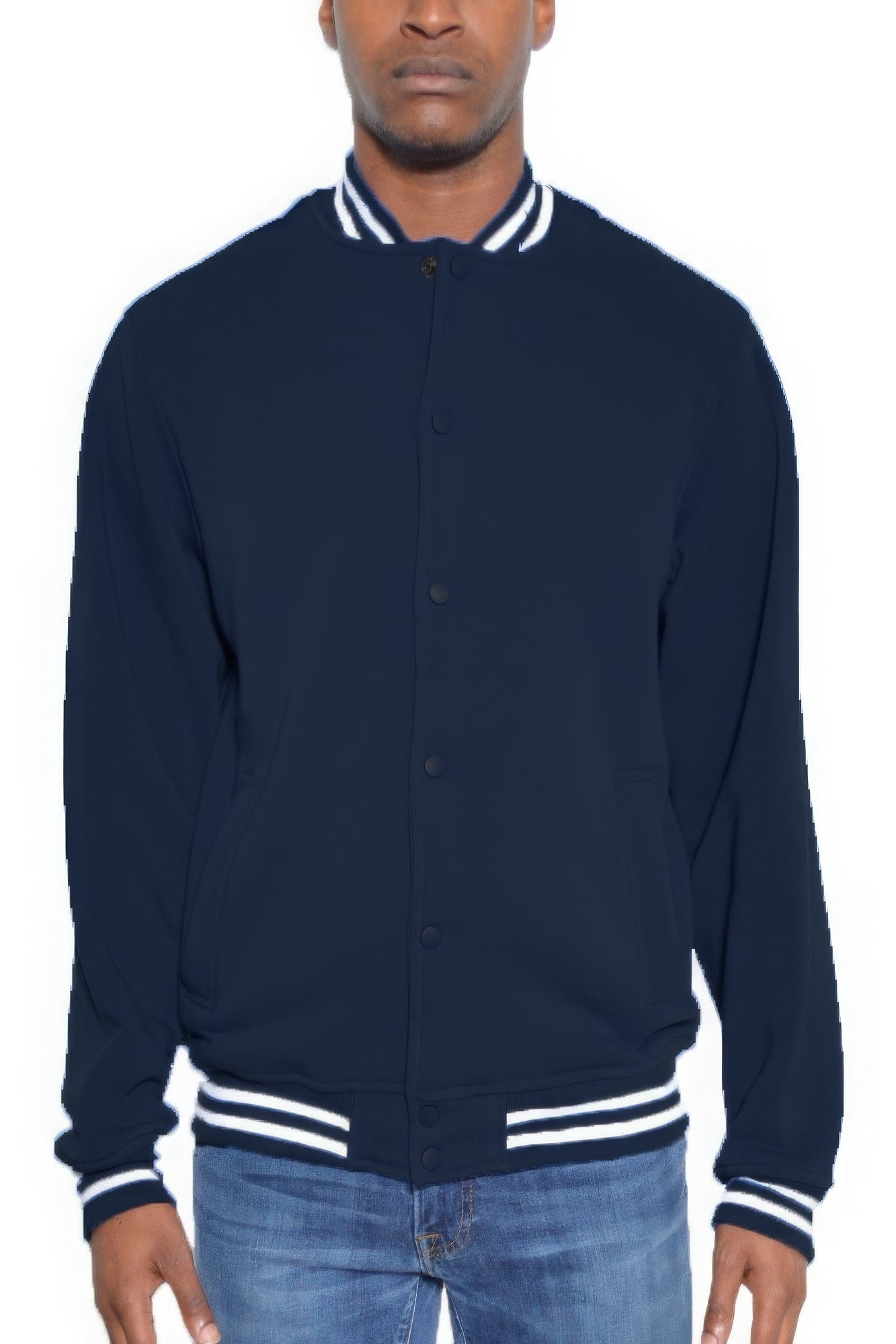 Men's Fleece Varsity Jacket Up to 3X