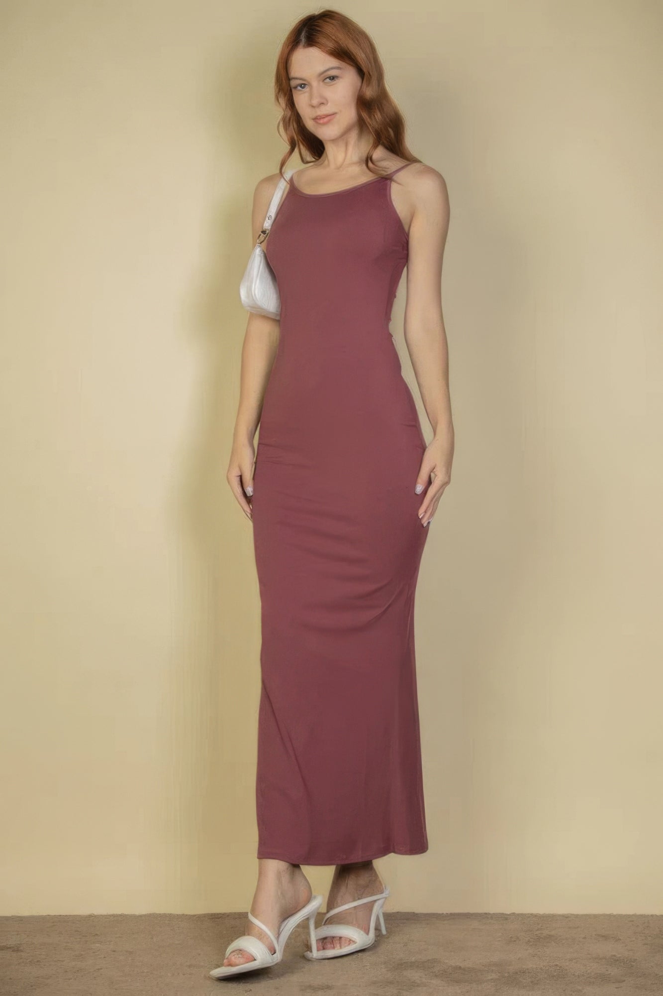 Ribbed Camisole Maxi Dress