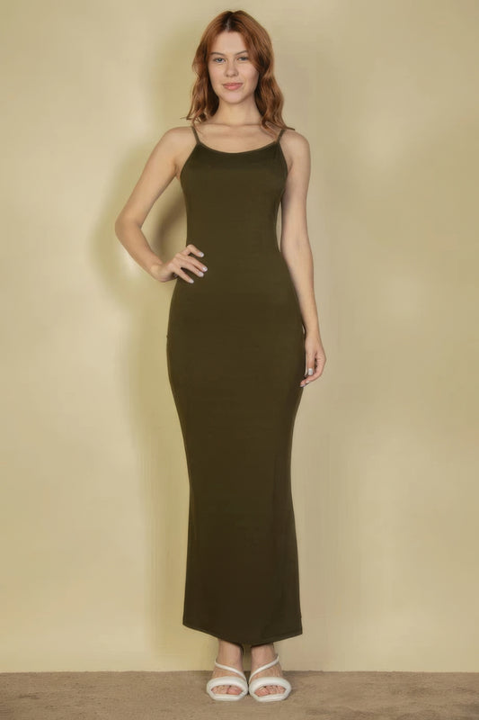 Ribbed Camisole Maxi Dress