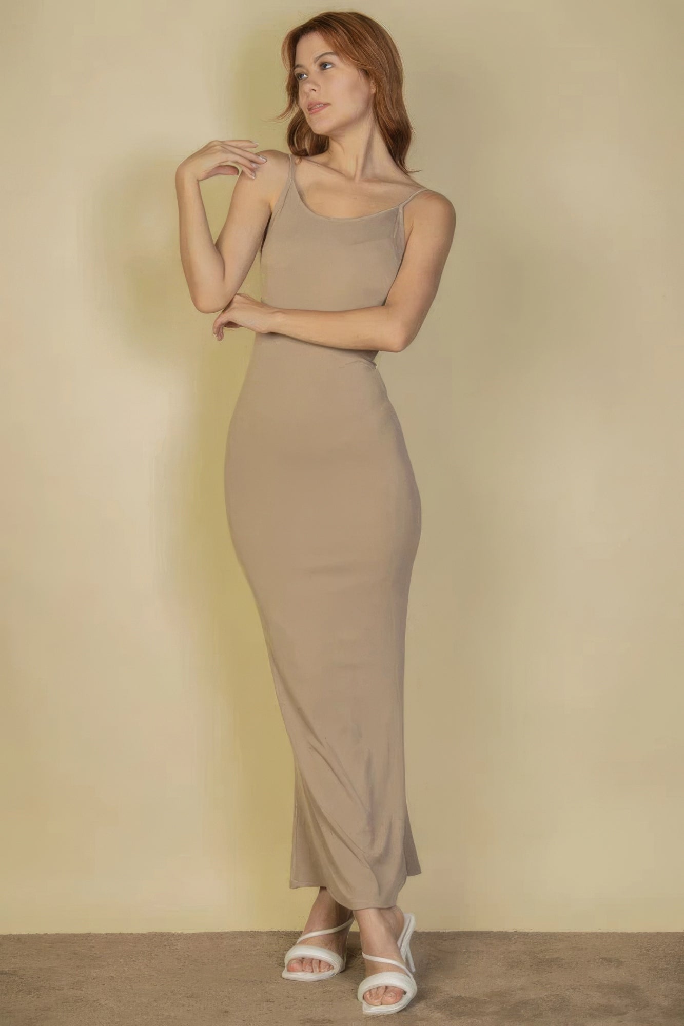 Ribbed Camisole Maxi Dress