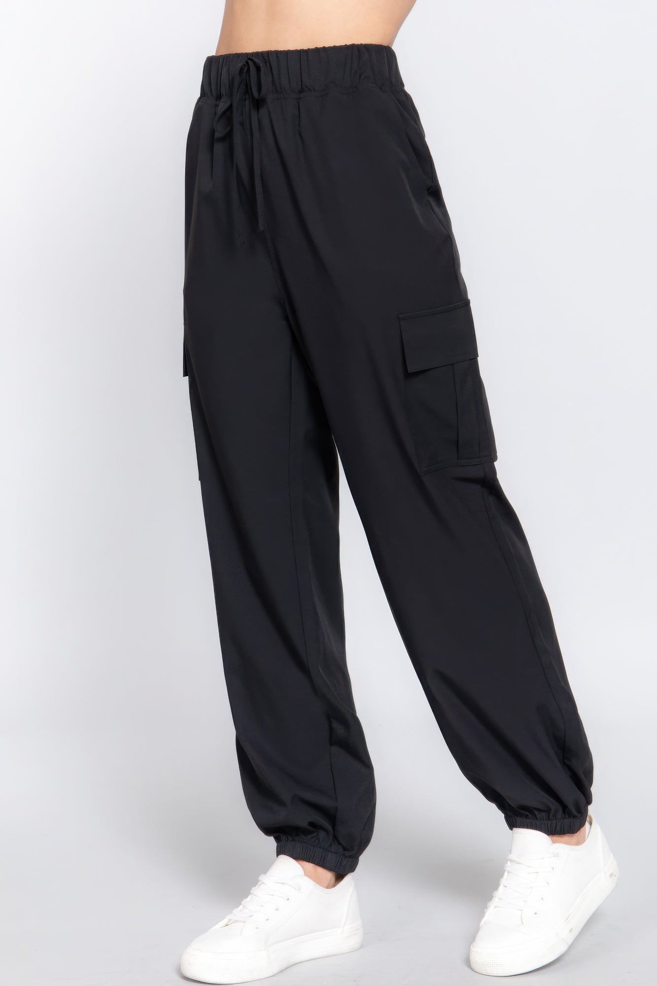 Woven Cargo Jogger Pants