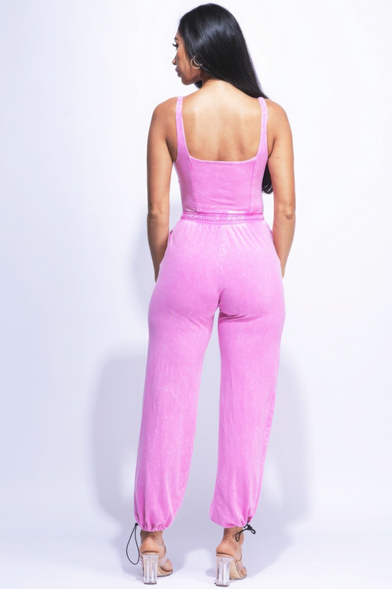 Casual Look Jumpsuit With adjustable Ankle Straps