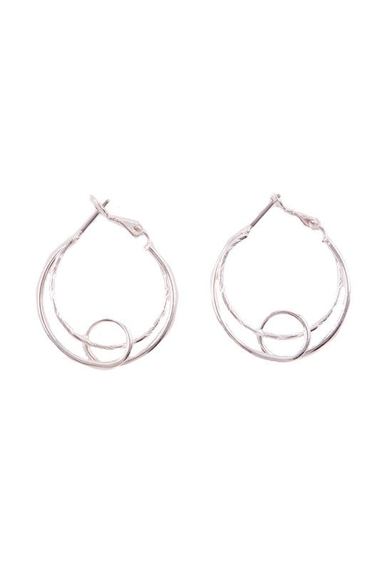 Chic Double Layer Hoop Earrings