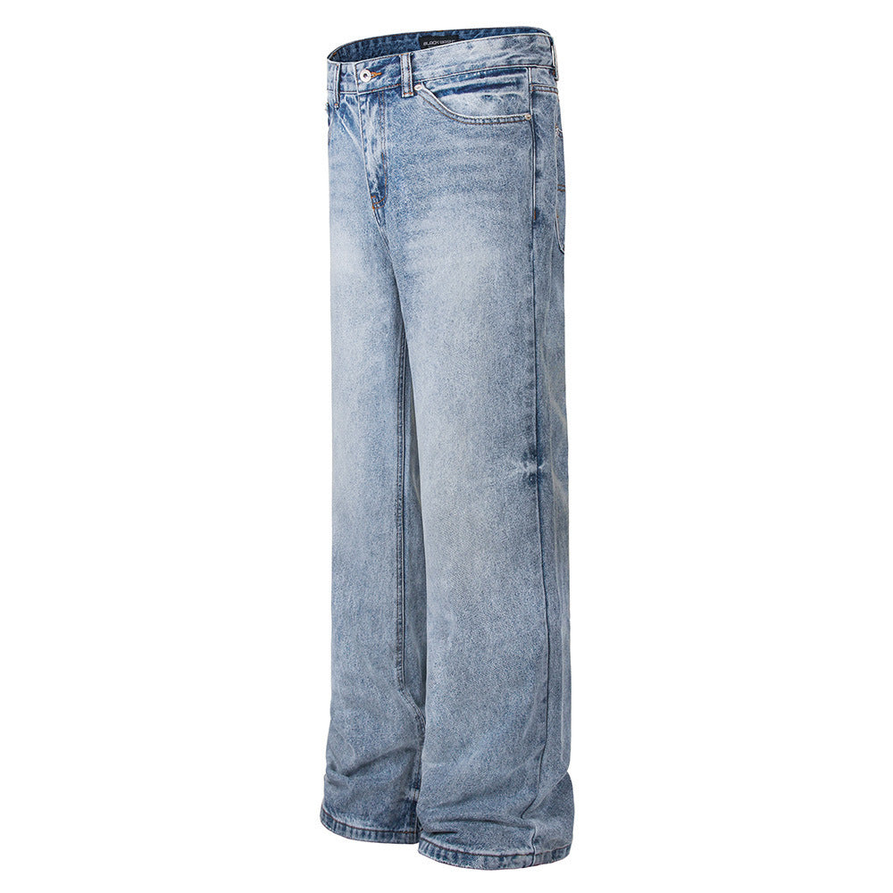 Men Washed Out Straight leg Jeans