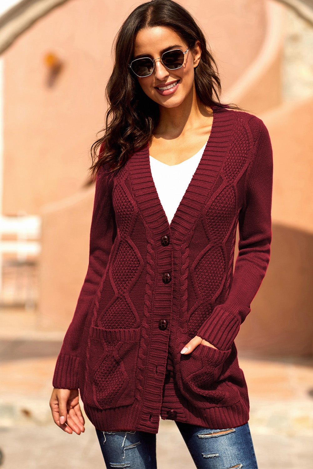 Comfy Front Pocketed Cardigan