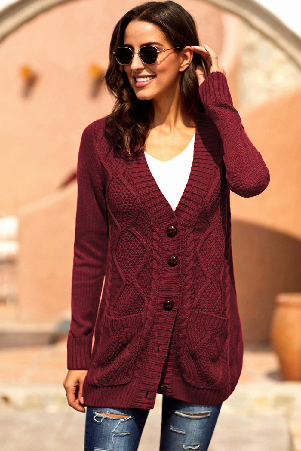 Comfy Front Pocketed Cardigan