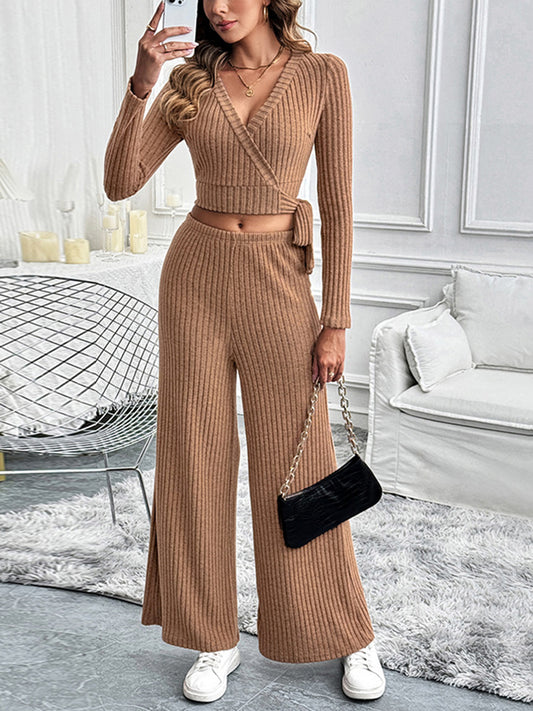 Any day Long Sleeve Top and Pants Set