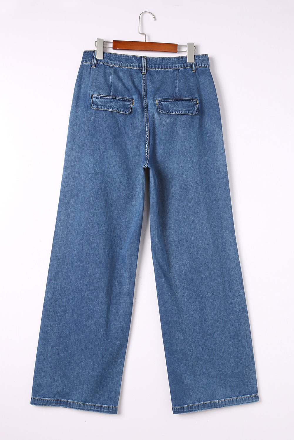 Blue loose Fit Wide Leg Jeans