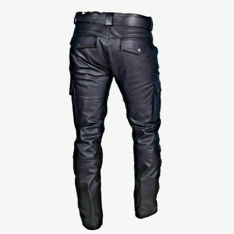 Men's PU  Leather Pants (up to Size 5X) May Run Small check Size Chart)