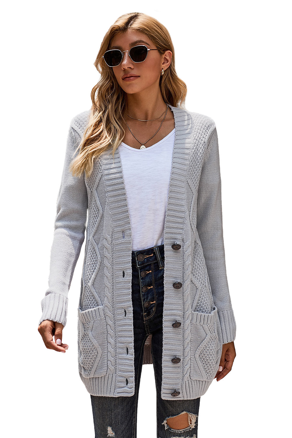 Comfy Front Pocketed Cardigan