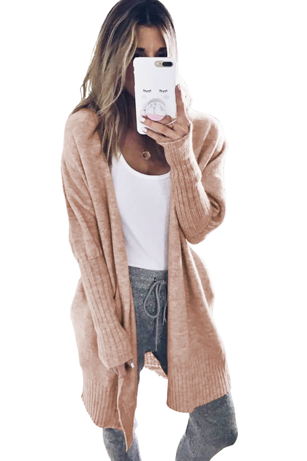 Soft and comfy Puff Sleeve Open Cardigan