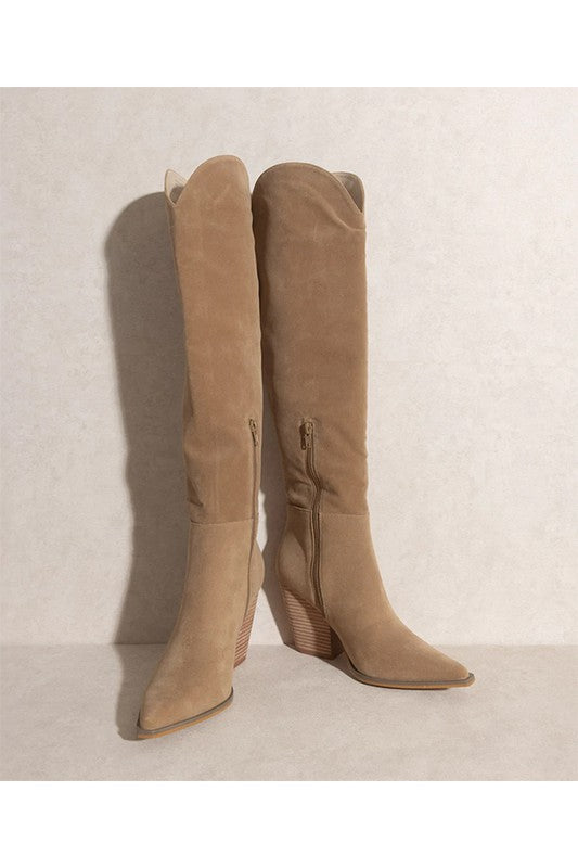 Knee High Western Boots