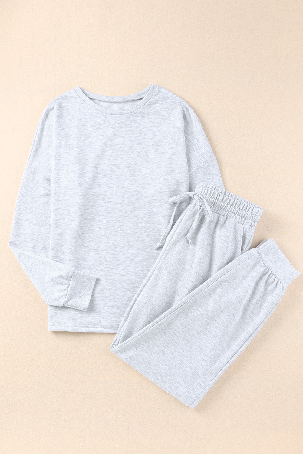 Long Sleeve Pullover Loungewear Set (Curvy Sizes)