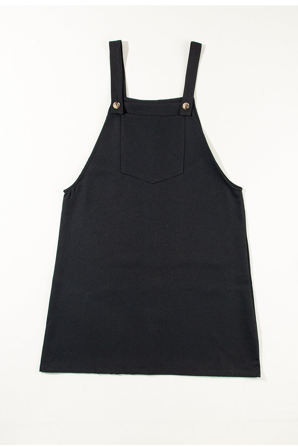 Black Plus Size Overall Dress